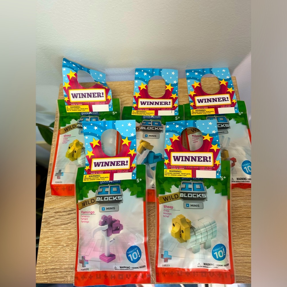 Guidecraft ID WILD BLOCKS Minis Animal Building Bricks